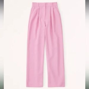 Abercrombie & Fitch Light Pink Women's Sloane Tailored Trousers